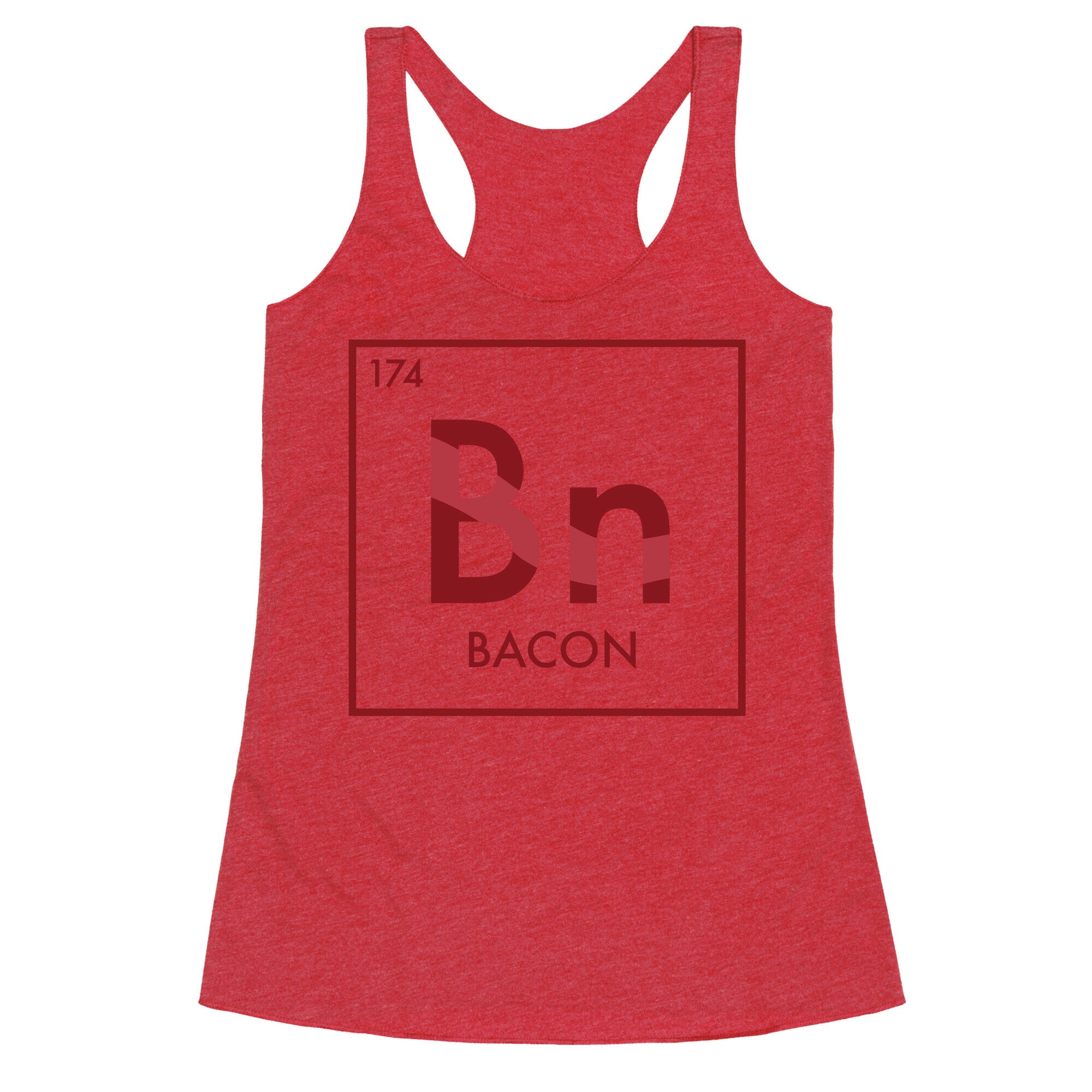 Bacon Science Racerback Tank